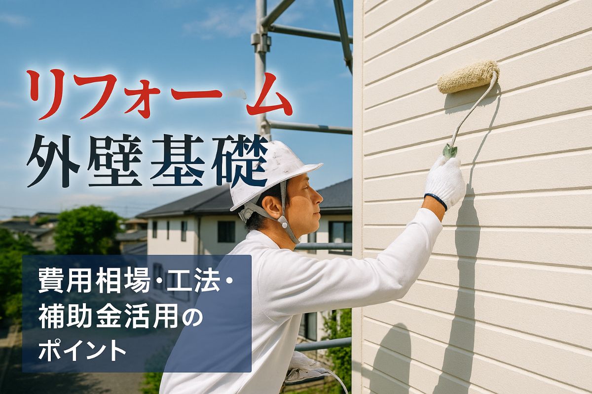 リフォーム外壁の基礎知識と費用相場比較｜最新工法と補助金活用ポイントも解説