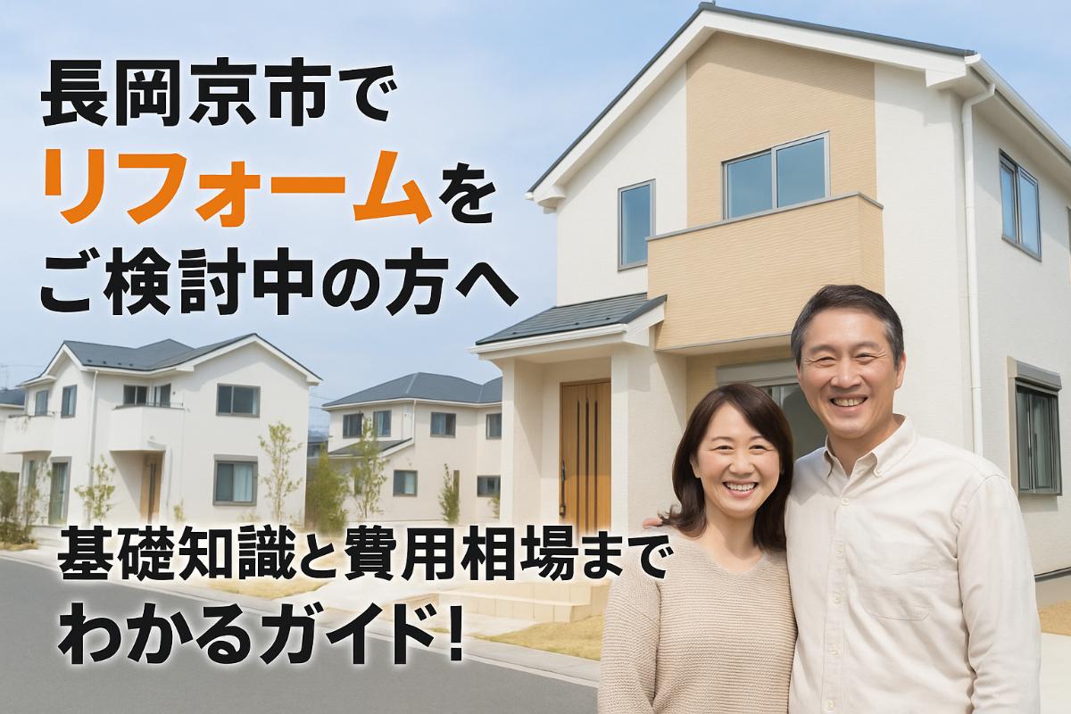 長岡京市でリフォームをご検討中の方へ・基礎知識と費用相場までわかるガイド！